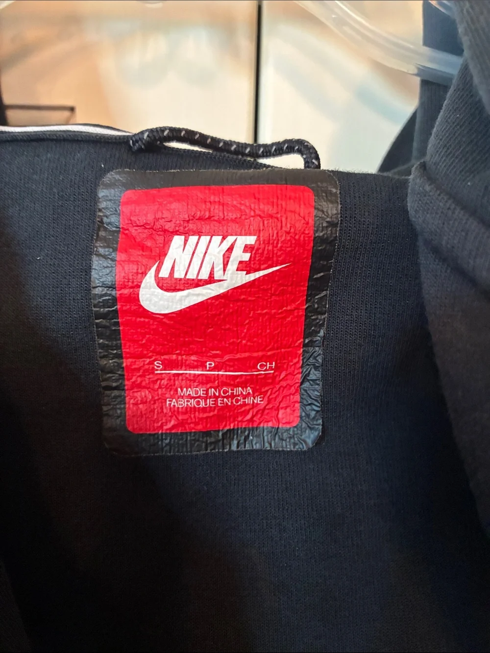 Nike black Zip-Up Hooded Jacket